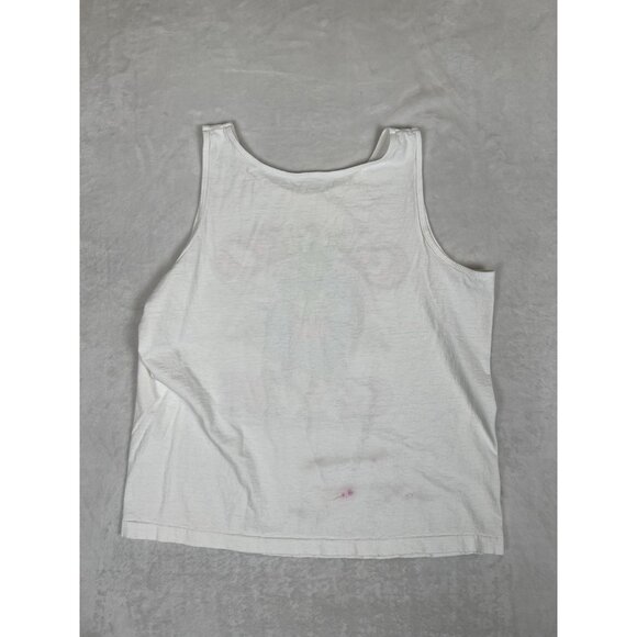 Vintage Gecko Gym Shirt Size M/L Sleeveless Tank Top Gym Bart Spoof 90s - Picture 7 of 9